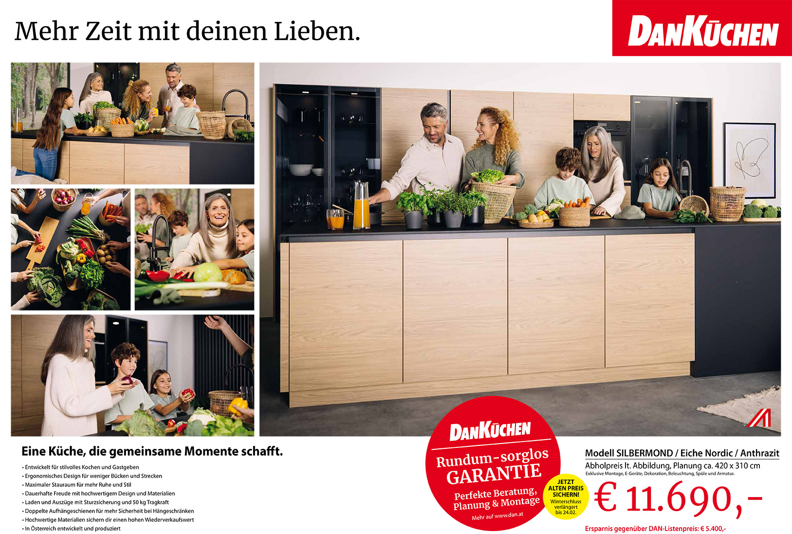 DanKuechen Echtlack -55% auf Küchen